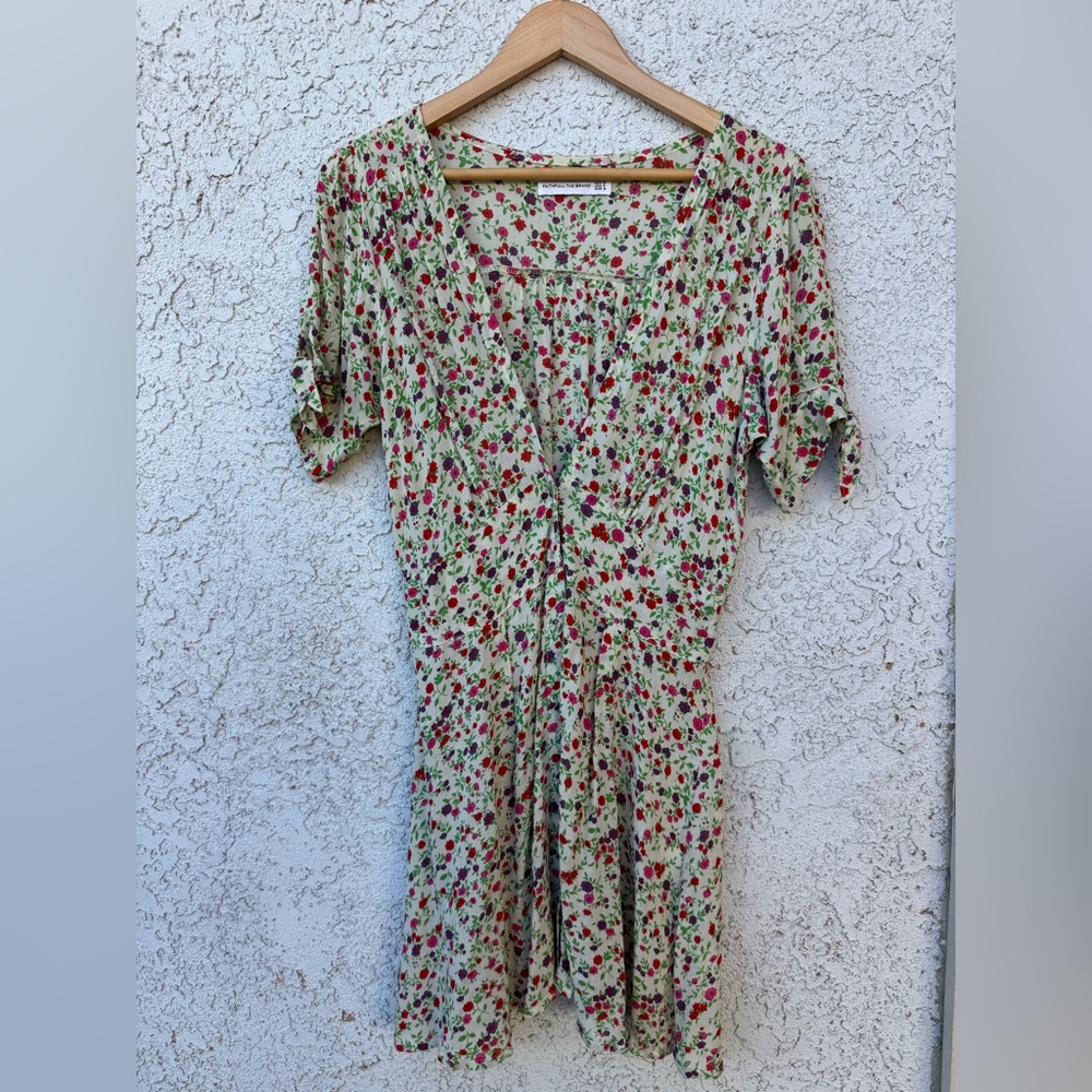 Faithful the Brand Marianne Mini Dress in Bastille Floral